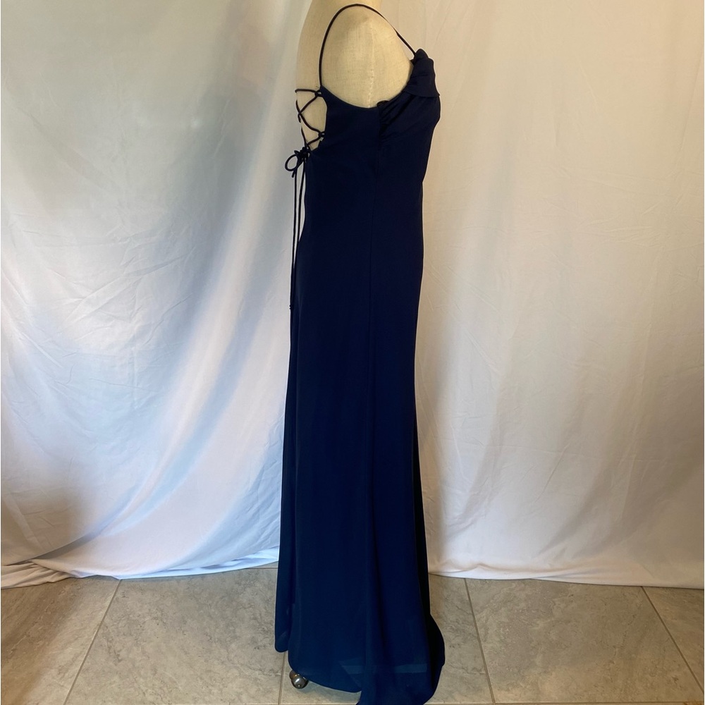 Vintage Blondie Nites by Jaslene Tie Back Chifon Dress - Picture 8 of 8